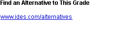 Find an Alternative to this Grade